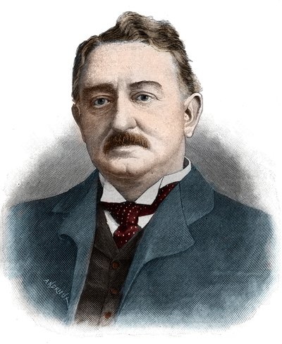 Porträtt av Cecil John Rhodes (1853-1902), brittisk affärsman och kolonialadministratör. av Unknown artist