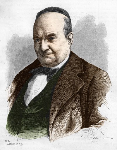 Porträtt av Charles Augustin Sainte Beuve (1804 - 1869) (Sainte-Beuve), författare, journalist och litteraturkritiker. av Unknown artist