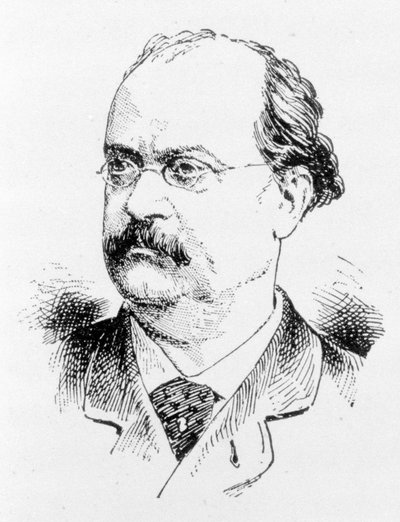 Porträtt av Charles Lecocq (1832 - 1918), fransk kompositör. av Unknown artist