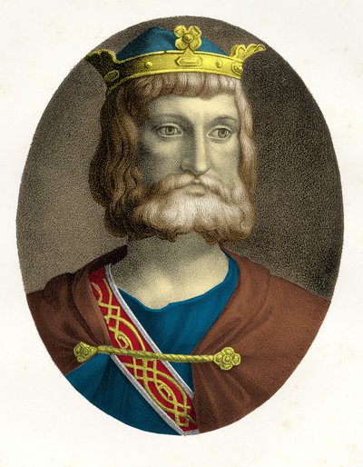 Porträtt av Charles Martel (688-741) av Unknown artist