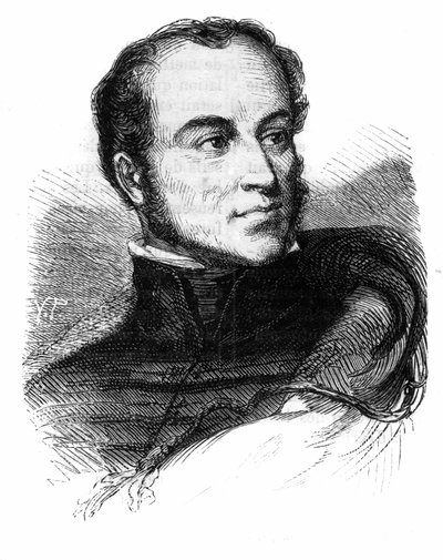 Porträtt av Charles Nicolas Fabvier general, fransk ambassadör och deputerad. (1782-1855) av Unknown artist