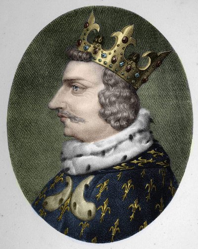 Porträtt av Karl V den vise (1338 - 1380), kung av Frankrike av Unknown artist