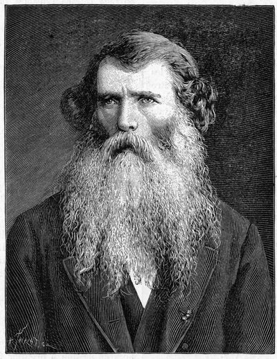 Porträtt av Charles Victor Naudin, fransk botaniker. (1815-1899). Gravyr av 1898. i "" La Nature. Granskning av vetenskaper och deras tillämpningar för konst och industri.”” av Unknown artist