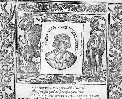 Porträtt av Charles X Le Hutin, kung av Frankrike från 1314 till 1316. av Unknown artist