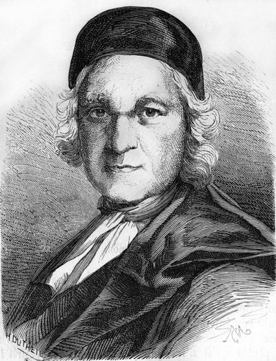 Porträtt av Charles de Marguetel de Saint-Denis de Saint-Evremond (1613-1703), fransk författare. av Unknown artist