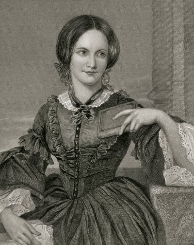 Porträtt av Charlotte Bronte av Unknown artist
