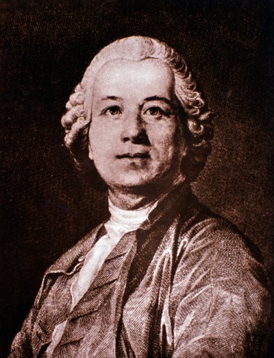 Porträtt av Christoph Gluck (gravyr) av Unknown artist