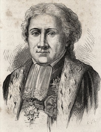Porträtt av Claude - Ambroise Régnier, hertig av Massa, advokat, stordomare, justitieminister (1746-1814) av Unknown artist