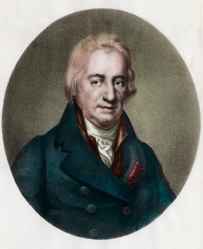 Porträtt av Claude Berthollet (1748 - 1822), fransk kemist. Gravyr av 1800-talet. Privat samling. av Unknown artist