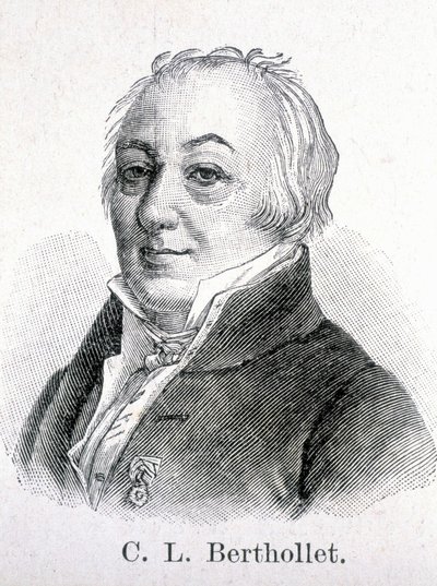 Porträtt av Claude Louis Comte Berthollet (1748 - 1822), fransk kemist. av Unknown artist
