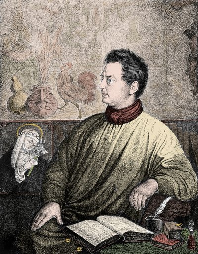 Porträtt av Clemens Brentano (1778-1842), tysk författare och poet - Porträtt av Clemens Maria Brentano av Unknown artist