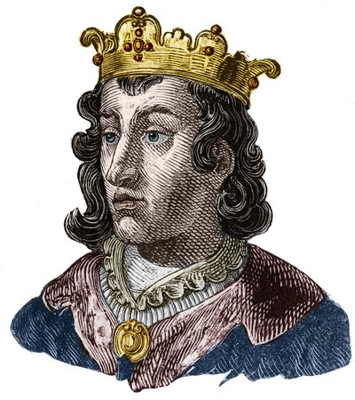 Porträtt av Clothaire III (652 - 673), kung av Neustrien och Bourgogne av Unknown artist
