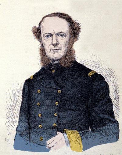 Porträtt av greve Carlo av Persano Pellion (1806-1883), patriot av den italienska föreningen. av Unknown artist