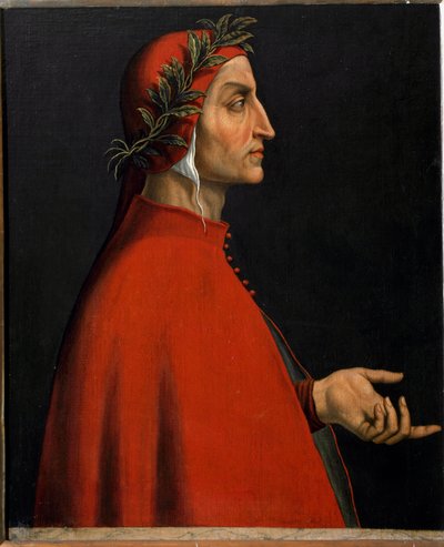 Porträtt av Dante Alighieri (målning) av Unknown artist