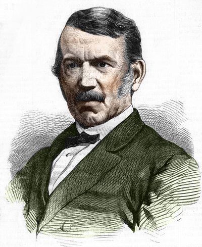 Porträtt av David Livingstone (1813 - 1873). av Unknown artist