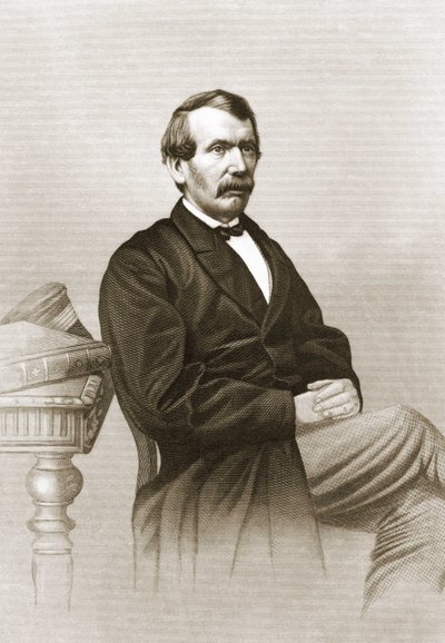 Porträtt av David Livingstone (1813 - 1873). av Unknown artist