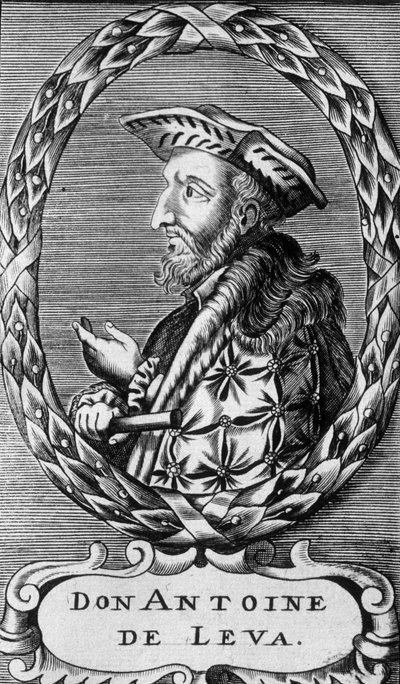 Porträtt av Don Antoine de Leva - n.d. av Unknown artist