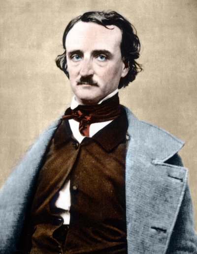 Porträtt av Edgar Allan Poe (1809-1849), amerikansk författare. av Unknown artist