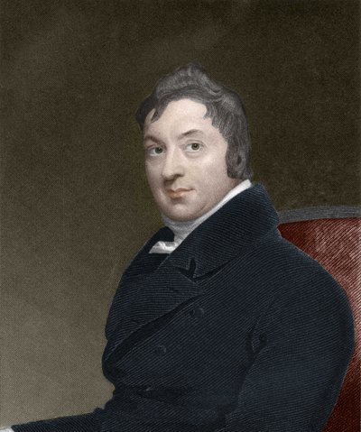 Porträtt av Edward Jenner (1749-1823), engelsk läkare, upptäckare av immunitet mot smittkoppor. av Unknown artist