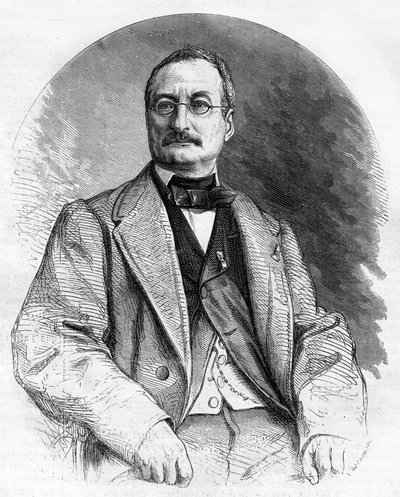 Porträtt av Elie Berthet Fransk författare från 1800-talet. av Unknown artist
