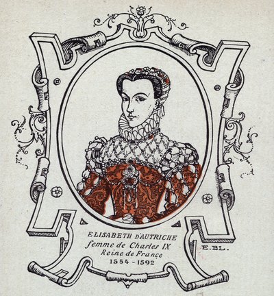 Porträtt av Elisabeth av Österrike (1554-1592), drottning av Frankrike av Unknown Artist