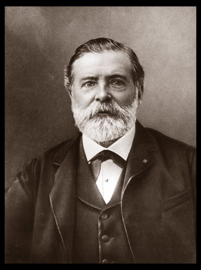 Porträtt av Etienne-Jules Marey (1830-1904); engelsk vetenskapsman och kronofotograf; uppfinnare av sfygmograf och en pionjär inom fotografi och film. Foto av Nadar, Paul (1856-1939). av Unknown artist