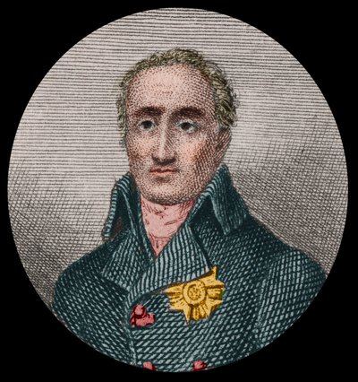 Porträtt av Etienne de La Ville, greve De Lacepede (1756-1825), fransk naturforskare. Anonym gravyr från 1876. av Unknown artist