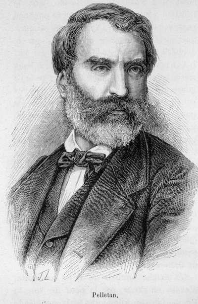 Porträtt av Eugene Pelletan (1813-1884), fransk journalist, författare och politiker. av Unknown artist
