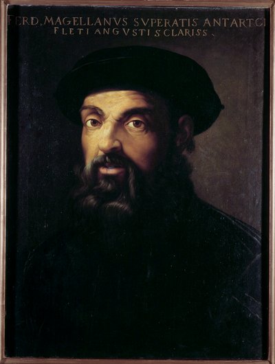 Porträtt av Fernand de Magellan (1480-1521) portugisisk sjöfarare Anonym målning från 1500-talet. Sevilla, Museum of Fine Arts av Unknown artist