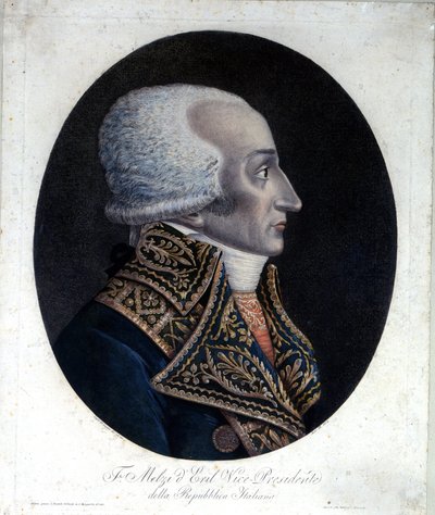 Porträtt av Francesco Melzi d