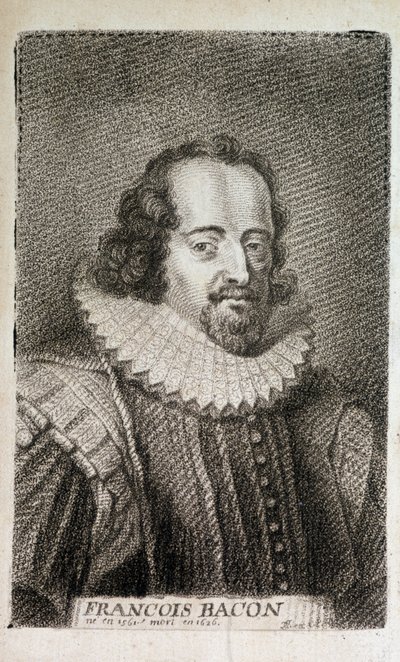 Porträtt av Francis Bacon (1561-1626), engelsk filosof. n.d. v.1600. av Unknown artist