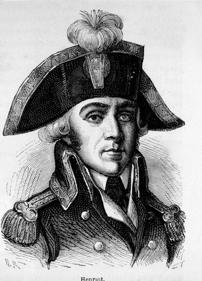 Porträtt av Francois Hanriot (1761-1794), fransk revolutionär av Unknown artist