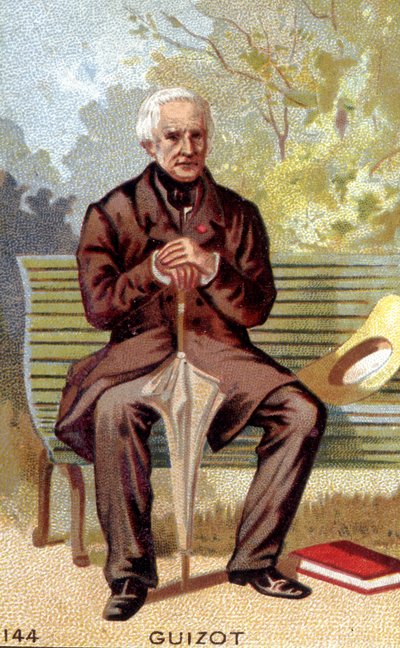 Porträtt av François Guizot (1787 - 1874), fransk politiker och historiker. av Unknown artist