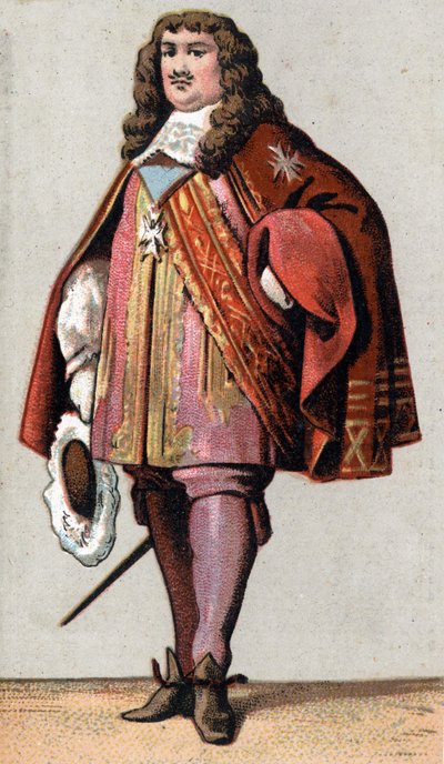 Porträtt av François Michel Le Tellier, Marquis de Louvois (1639 - 1691), fransk politiker av Unknown artist