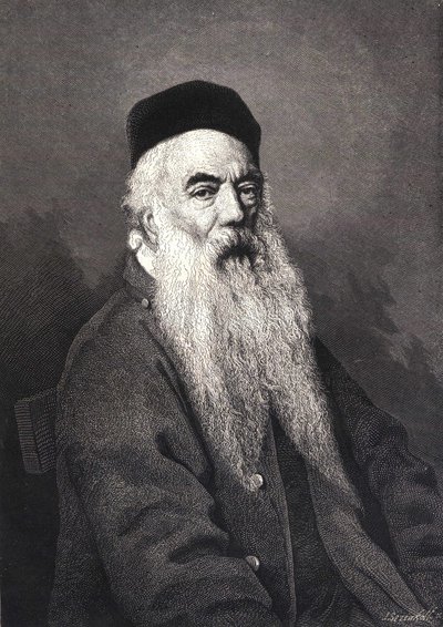 Porträtt av François Rude (1784 - 1855) fransk skulptör. av Unknown artist