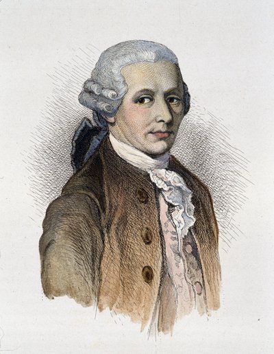 Porträtt av Franz Joseph Haydn (1732-1809) kompositör.- gravyr av Unknown artist