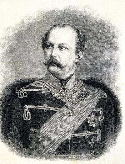 Porträtt av Fredrik Karl av Preussen (1828 - 1885), brorson till Vilhelm I av Unknown artist
