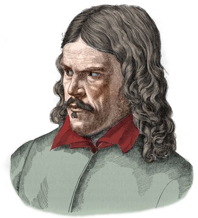 Porträtt av Friedrich Ruckert poet och tysk orientalistisk översättare (1788-1866). av Unknown artist