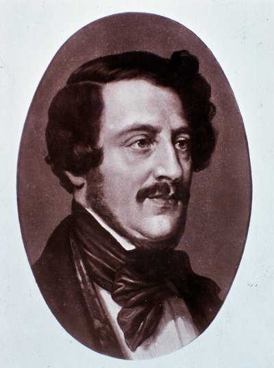Porträtt av Gaetano Donizetti (gravyr) av Unknown artist