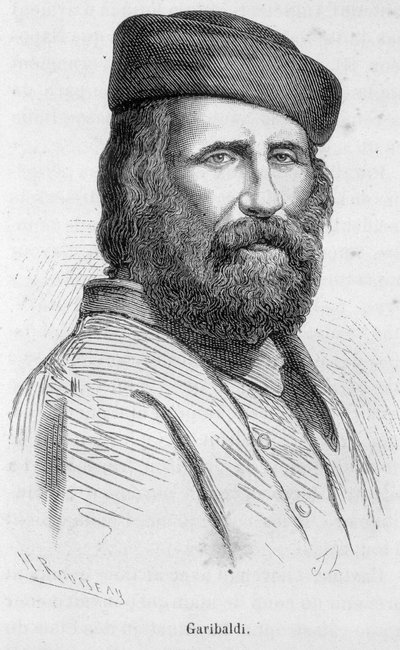 Porträtt av Garibaldi (1807 - 1882) av Unknown artist