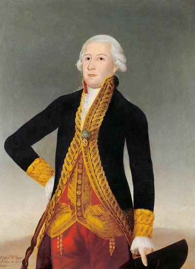 Porträtt av Gaspard-Melchor de Jovellanos eller Gaspard Melchor Jove Llanos (1744-1814), spansk magistrat av Unknown artist