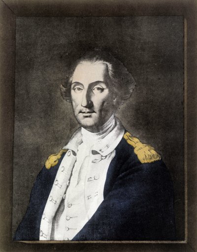 Porträtt av George Washington (1732 - 1799) av Unknown artist