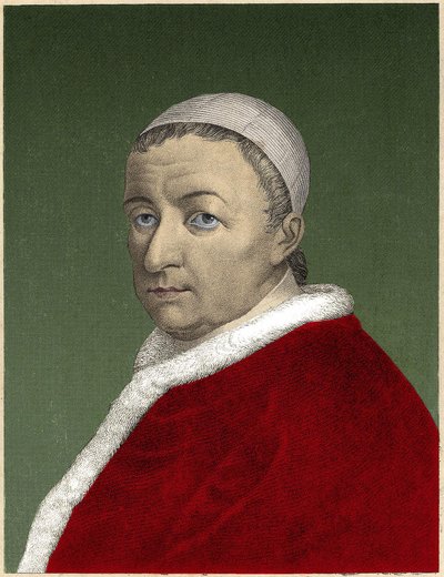 Porträtt av Gioacchino PECCI, Leo XIII (1810 - 1903), 254:e påven (1878 - 1903) av Unknown artist