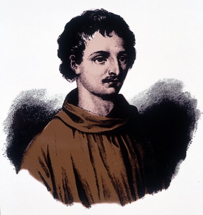 Porträtt av Giordano Bruno (1548 - 1600) av Unknown artist