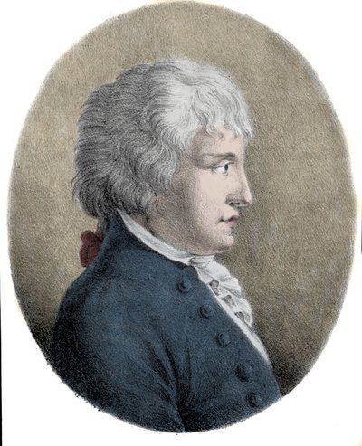 Porträtt av Giovanni Battista Pergolesi (Jean Baptiste Pergolese, Jean-Baptiste) (1710 - 1736), italiensk kompositör. Gravyr av 1800-talet. av Unknown artist