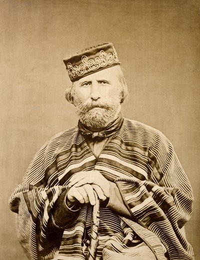 Porträtt av Giuseppe Garibaldi (1807-1882) 1865 av Unknown artist