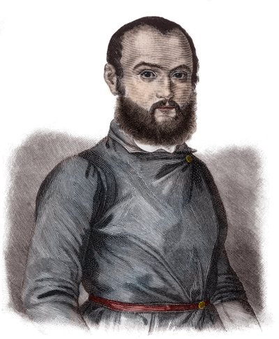 Porträtt av Gustav von Struve (1805-1870) tysk politiker, advokat och publicist - Gustav von Struve (1805-1870) tysk advokat, journalist och politiker av Unknown artist