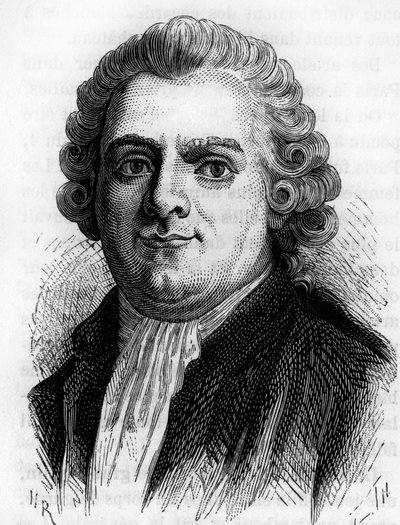 Porträtt av Guy Jean Baptiste Target, fransk magistrat 1733-1807. av Unknown artist
