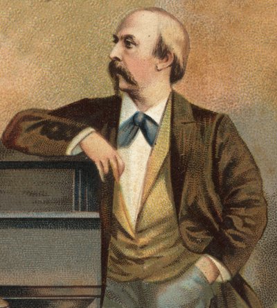 Porträtt av Hans von Bulow (1830 - 1894). av Unknown artist