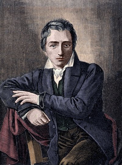 Porträtt av Heinrich Heine (1797-1856), tysk författare. av Unknown artist